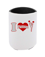 Bisbee HS Cheer I Heart Cheer - Koozie