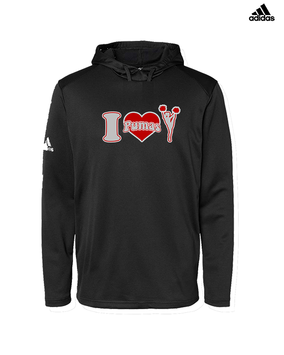 Bisbee HS Cheer I Heart Cheer - Mens Adidas Hoodie
