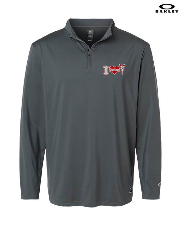 Bisbee HS Cheer I Heart Cheer - Mens Oakley Quarter Zip