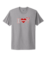 Bisbee HS Cheer I Heart Cheer - Mens Select Cotton T-Shirt