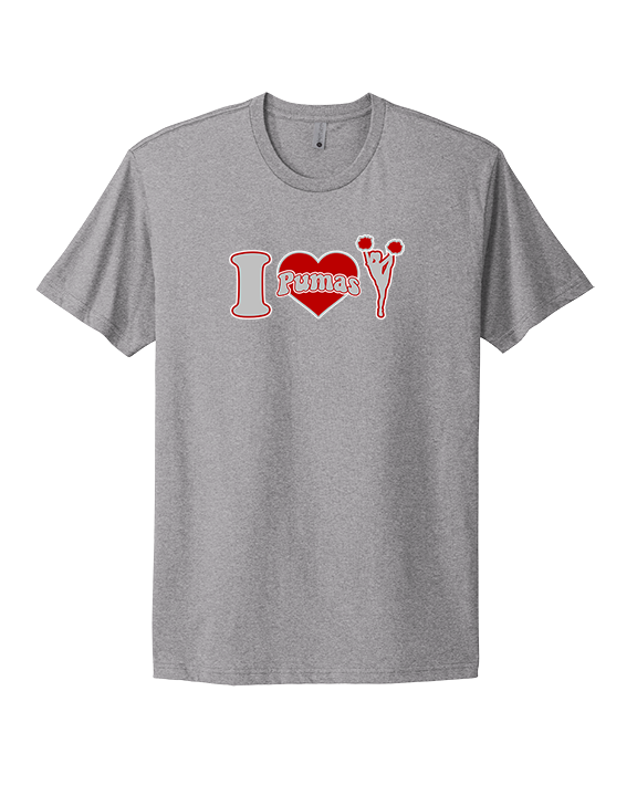 Bisbee HS Cheer I Heart Cheer - Mens Select Cotton T-Shirt