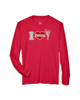 Bisbee HS Cheer I Heart Cheer - Performance Longsleeve