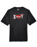 Bisbee HS Cheer I Heart Cheer - Performance Shirt