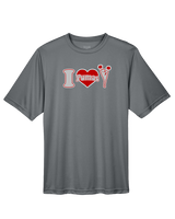 Bisbee HS Cheer I Heart Cheer - Performance Shirt