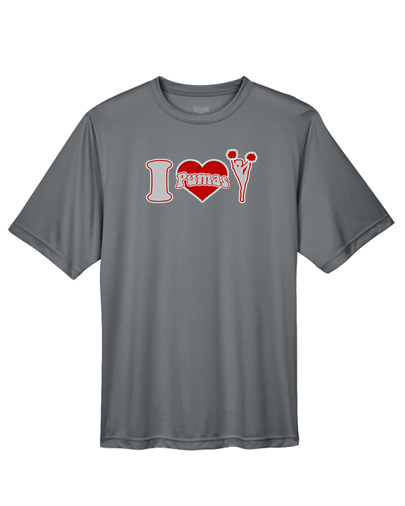 Bisbee HS Cheer I Heart Cheer - Performance Shirt