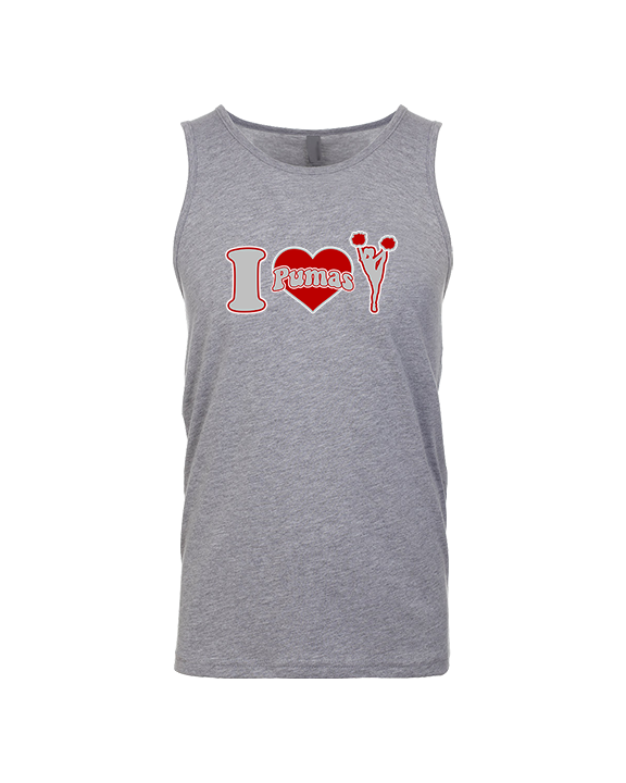 Bisbee HS Cheer I Heart Cheer - Tank Top
