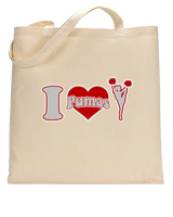 Bisbee HS Cheer I Heart Cheer - Tote