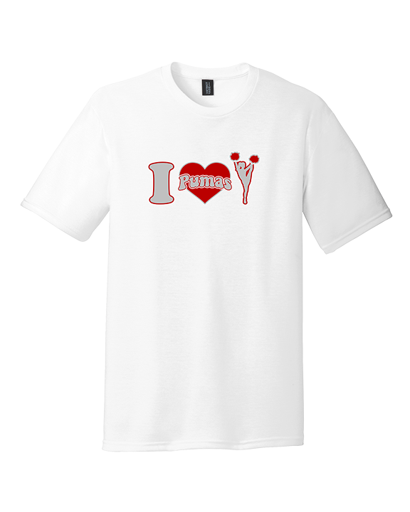 Bisbee HS Cheer I Heart Cheer - Tri-Blend Shirt