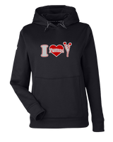 Bisbee HS Cheer I Heart Cheer - Under Armour Ladies Storm Fleece