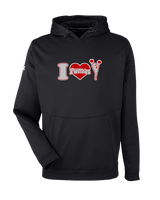 Bisbee HS Cheer I Heart Cheer - Under Armour Mens Storm Fleece
