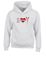 Bisbee HS Cheer I Heart Cheer - Unisex Hoodie