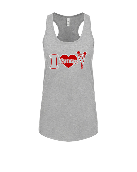 Bisbee HS Cheer I Heart Cheer - Womens Tank Top