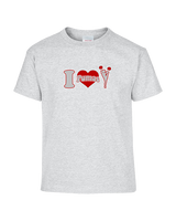Bisbee HS Cheer I Heart Cheer - Youth Shirt