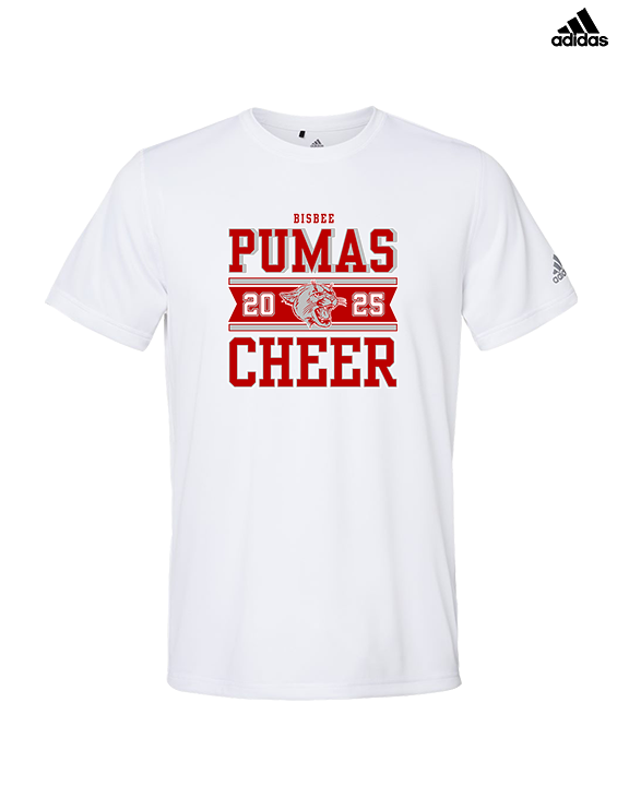 Bisbee HS Cheer Stamp - Mens Adidas Performance Shirt