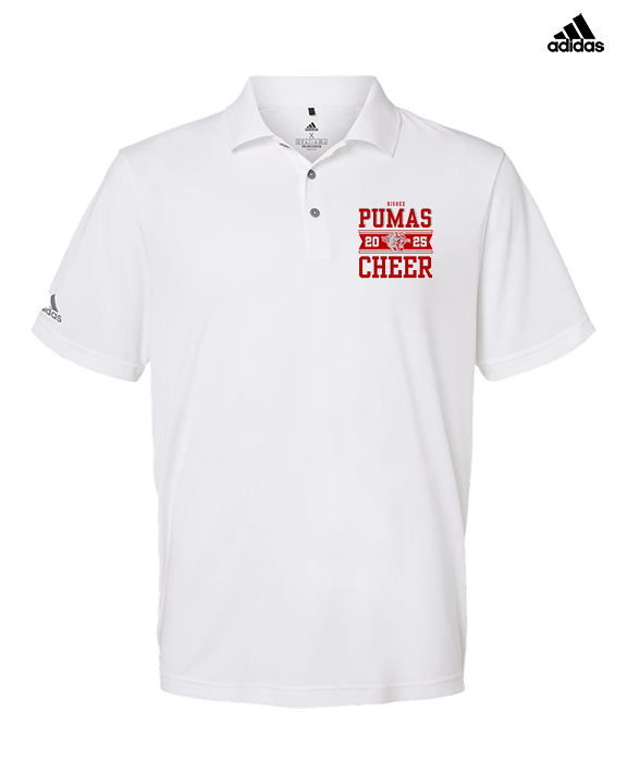 Bisbee HS Cheer Stamp - Mens Adidas Polo
