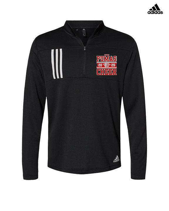 Bisbee HS Cheer Stamp - Mens Adidas Quarter Zip