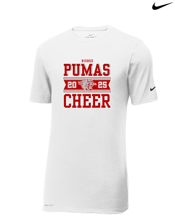 Bisbee HS Cheer Stamp - Mens Nike Cotton Poly Tee