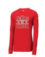 Bisbee HS Cheer Stamp - Mens Nike Longsleeve