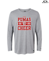 Bisbee HS Cheer Stamp - Mens Oakley Longsleeve