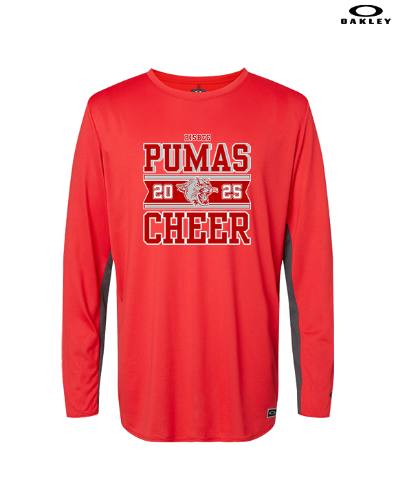 Bisbee HS Cheer Stamp - Mens Oakley Longsleeve