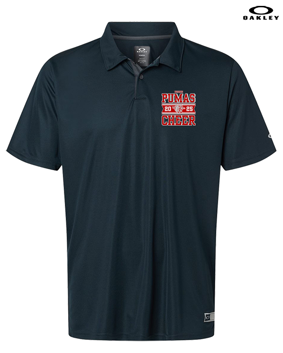 Bisbee HS Cheer Stamp - Mens Oakley Polo