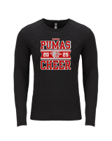 Bisbee HS Cheer Stamp - Tri-Blend Long Sleeve