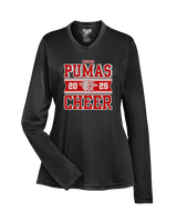 Bisbee HS Cheer Stamp - Womens Performance Longsleeve