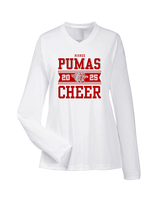 Bisbee HS Cheer Stamp - Womens Performance Longsleeve