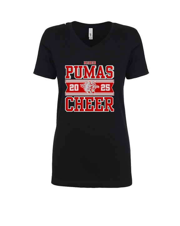 Bisbee HS Cheer Stamp - Womens Vneck