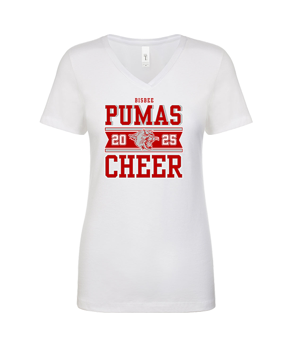 Bisbee HS Cheer Stamp - Womens Vneck
