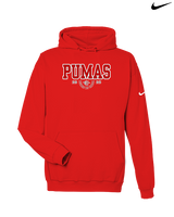 Bisbee HS Cheer Swoop - Nike Club Fleece Hoodie