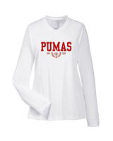 Bisbee HS Cheer Swoop - Womens Performance Longsleeve