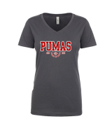 Bisbee HS Cheer Swoop - Womens Vneck