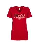 Bisbee HS Cheer Swoop - Womens Vneck