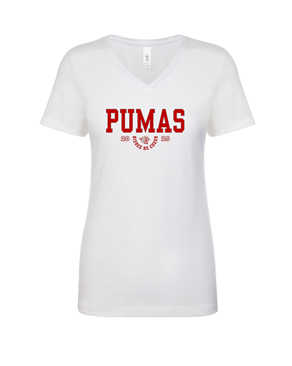 Bisbee HS Cheer Swoop - Womens Vneck