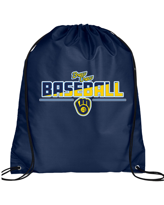 Brew Crew Baseball Club Baseball Cut - Drawstring Bag