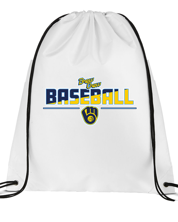 Brew Crew Baseball Club Baseball Cut - Drawstring Bag