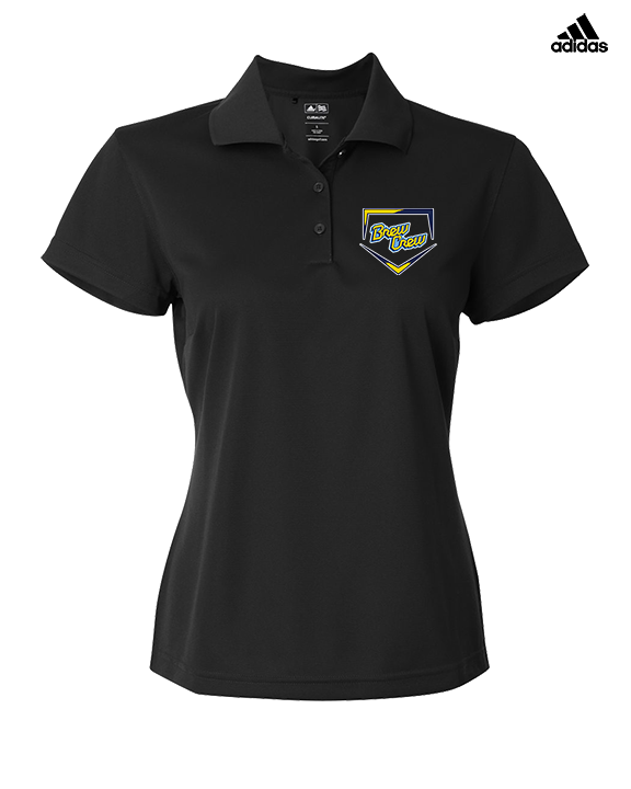 Brew Crew Baseball Club Baseball Plate - Adidas Womens Polo