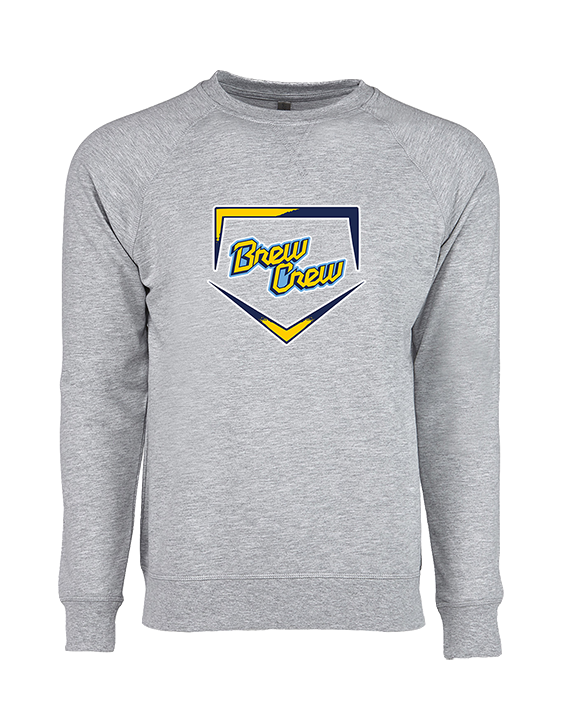 Brew Crew Baseball Club Baseball Plate - Crewneck Sweatshirt