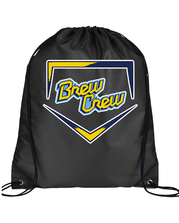Brew Crew Baseball Club Baseball Plate - Drawstring Bag