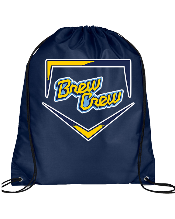 Brew Crew Baseball Club Baseball Plate - Drawstring Bag