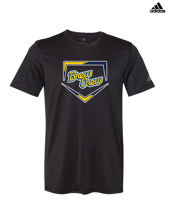 Brew Crew Baseball Club Baseball Plate - Mens Adidas Performance Shirt