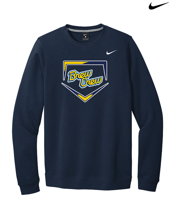 Brew Crew Baseball Club Baseball Plate - Mens Nike Crewneck
