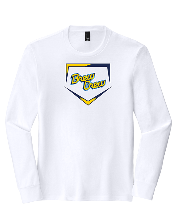 Brew Crew Baseball Club Baseball Plate - Tri-Blend Long Sleeve