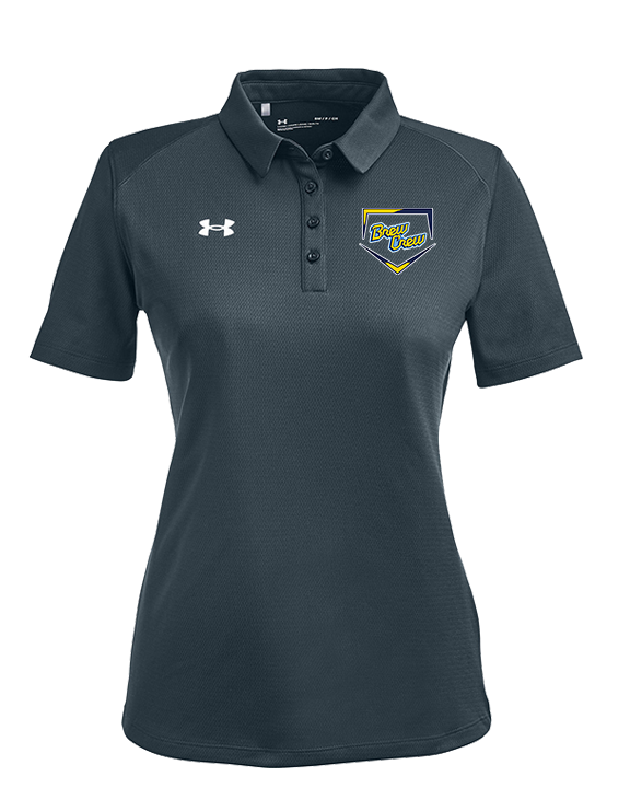 Brew Crew Baseball Club Baseball Plate - Under Armour Ladies Tech Polo