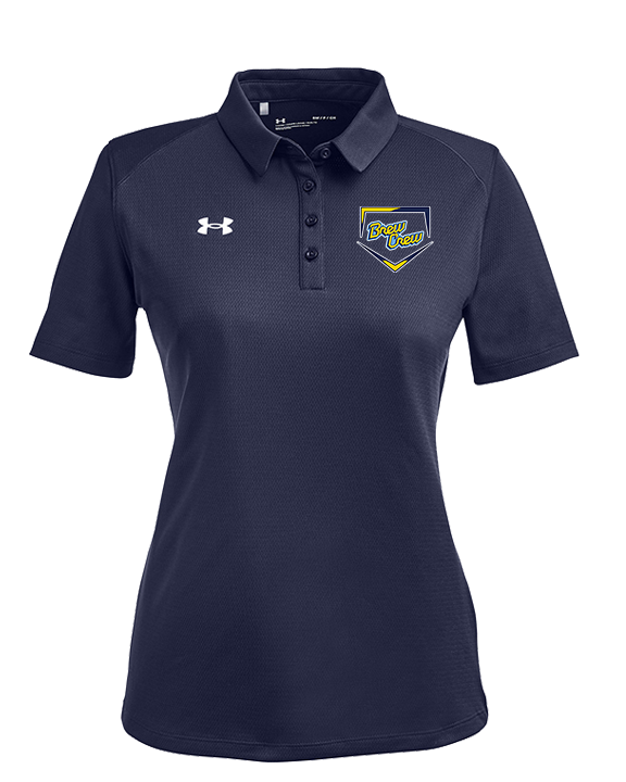 Brew Crew Baseball Club Baseball Plate - Under Armour Ladies Tech Polo