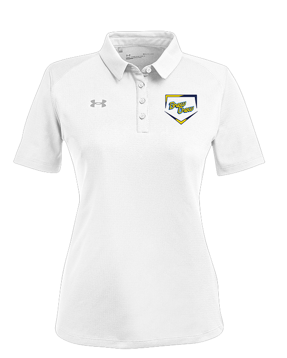 Brew Crew Baseball Club Baseball Plate - Under Armour Ladies Tech Polo