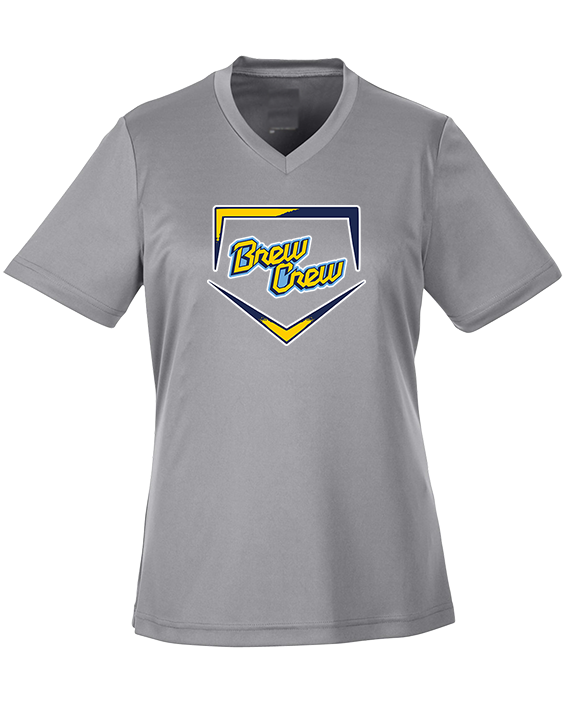 Brew Crew Baseball Club Baseball Plate - Womens Performance Shirt