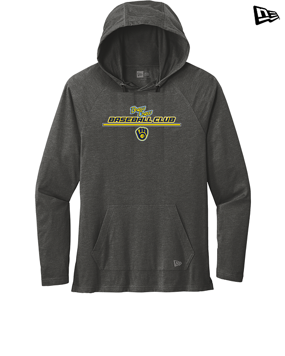 Brew Crew Baseball Club Baseball Split - New Era Tri-Blend Hoodie
