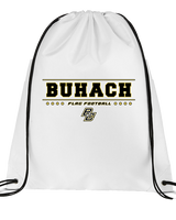 Buhach Colony HS Girls Flag Football Border - Drawstring Bag